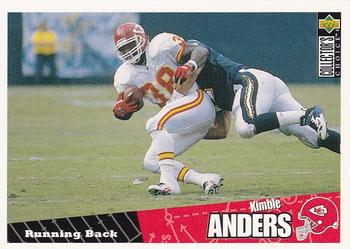 Kimble Anders Kansas City Chiefs 1996 Upper Deck Collector's Choice NFL #122
